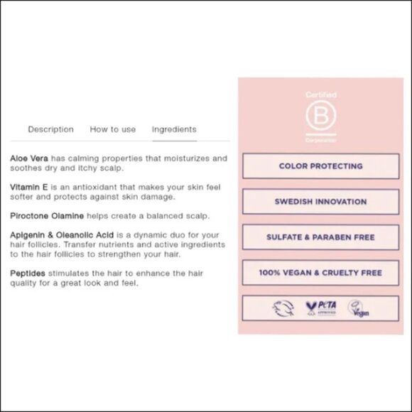 ❣️2/$36 NEW Maria Nila Head & Hair Heal Shampoo & Conditioner Duo Set $34.00 - Picture 9 of 11